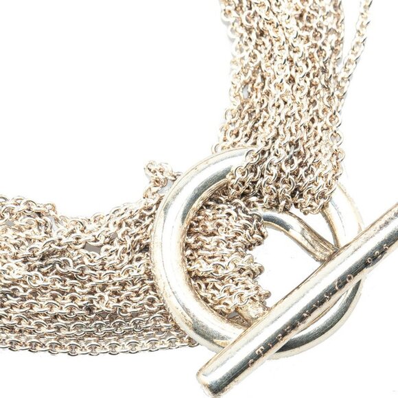 TIFFANY Silver Heart Charm Bracelet - Picture 4 of 5